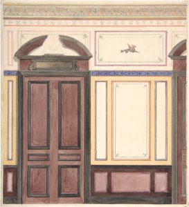 Design for Wall Paneling, Château de Deepdene MET DP806942