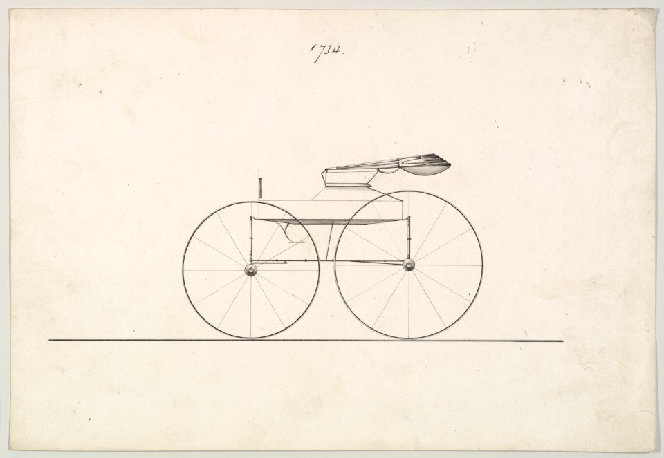 Design for Wagon, no. 734 MET DP877413