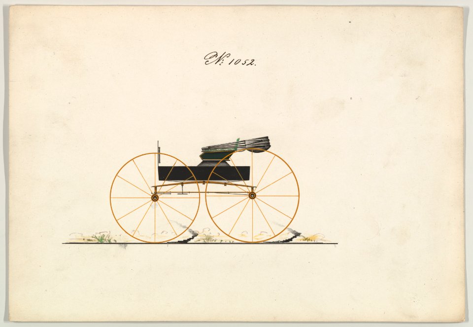 Design for Wagon, no. 1052 MET DP877533