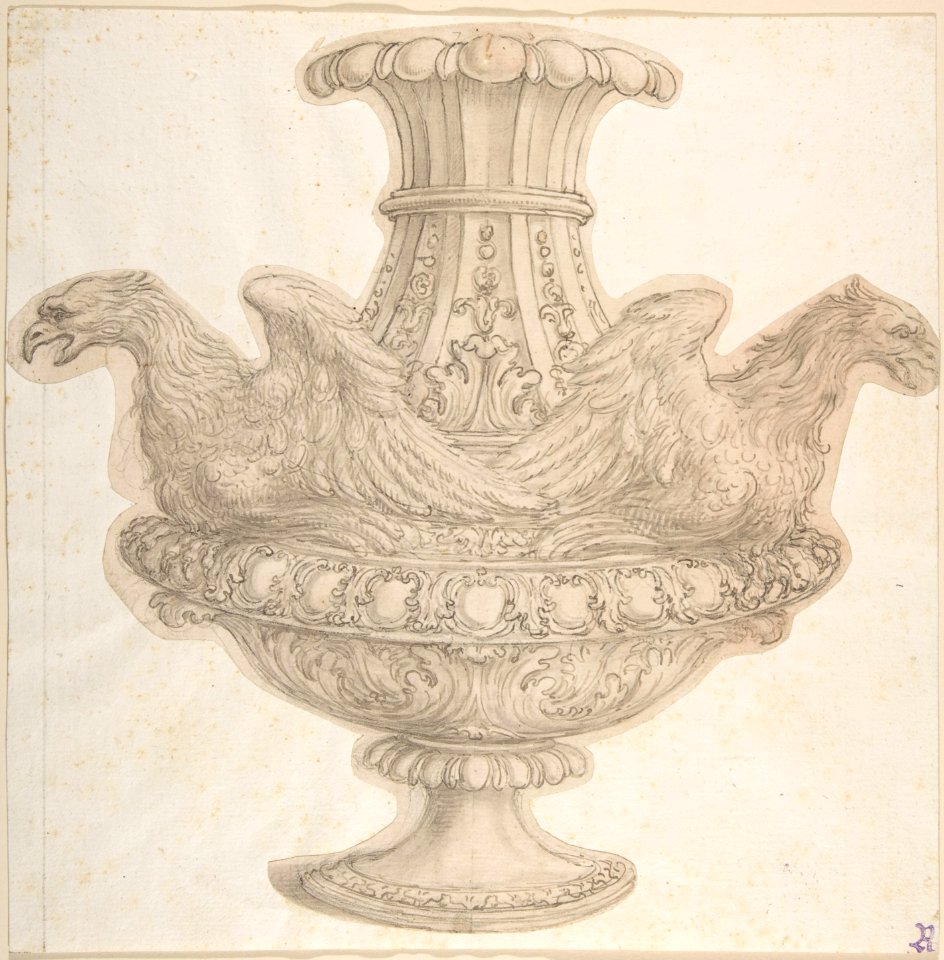 Design for Vase with Eagles MET DP809551