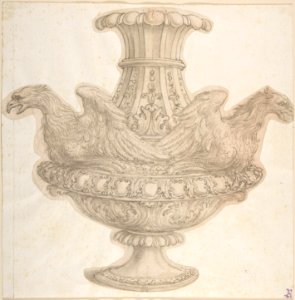 Design for Vase with Eagles MET DP809551