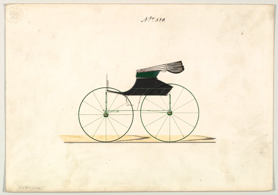 Design for Wagon, no. 570 MET DP877334