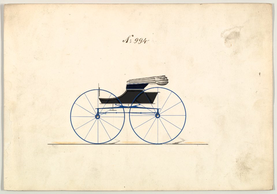 Design for Wagon, no. 994 MET DP877540