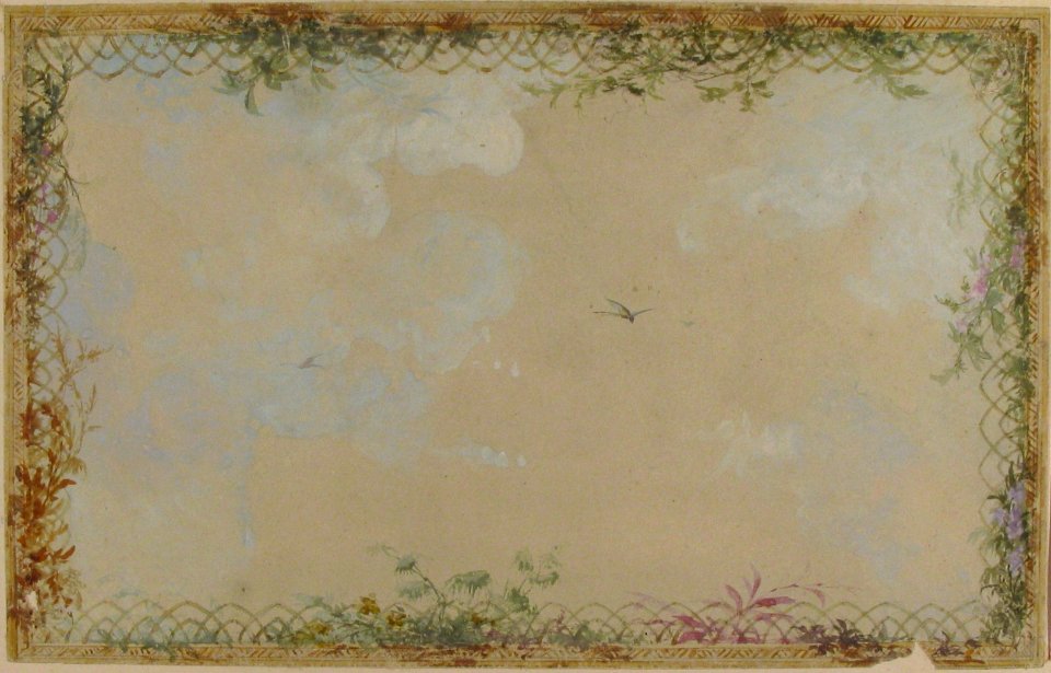 Designs for Ceilings with Clouds and Birds MET 69.660.11
