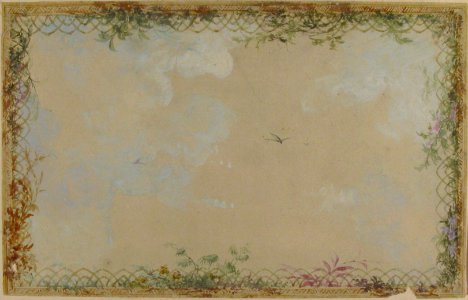 Designs for Ceilings with Clouds and Birds MET 69.660.11. Free illustration for personal and commercial use.