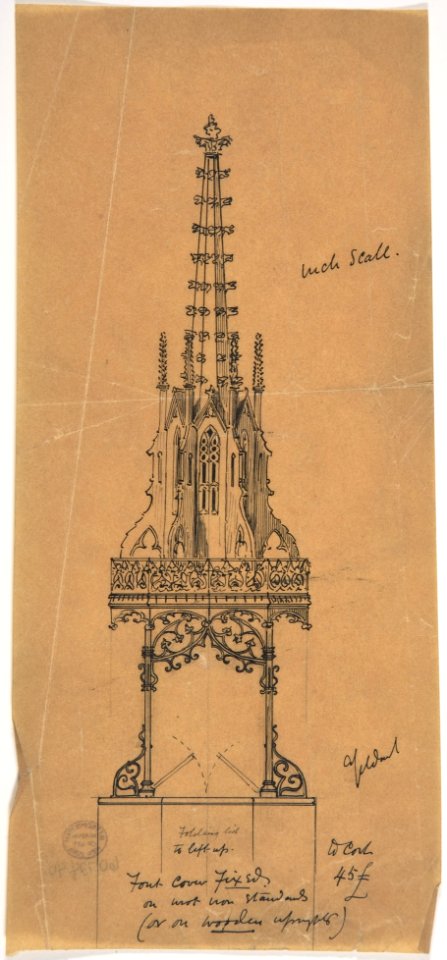 Design for a Font Cover MET DP804288