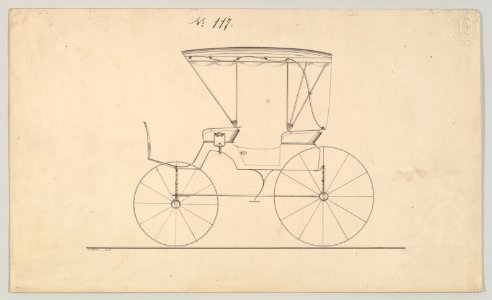 Design for Wagon, no. 117 MET DP877261