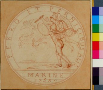 Design for a Medal- Marine 1758 MET 61.165.1