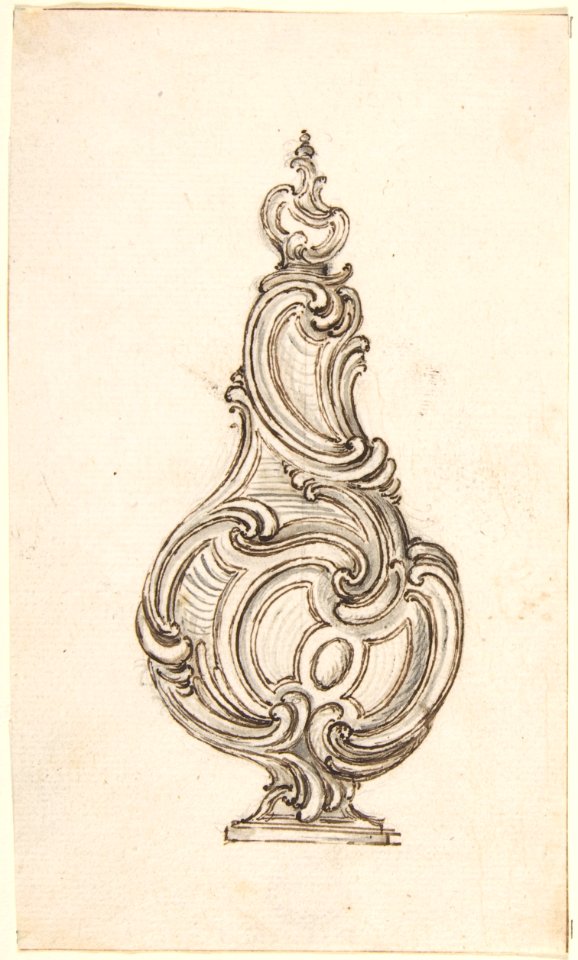 Design for a Flask, Juste-Aurèle Meissonnier