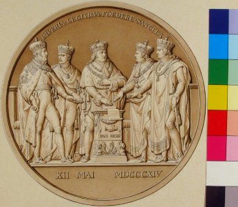 Design for a Medal Commemorating the Treaty of Paris, 1814 MET 1980.283.1