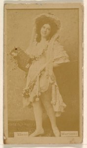 Elena Martinez, from the Actresses series (N245) issued by Kinney Brothers to promote Sweet Caporal Cigarettes MET DP859069