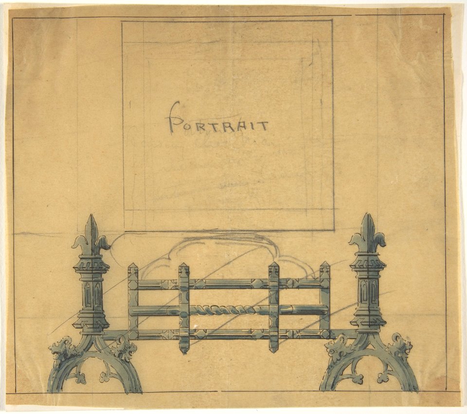 Design for a Fireplace Grate MET DP806971