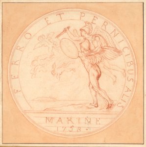 Design for a Medal- Marine 1758 MET DP219061