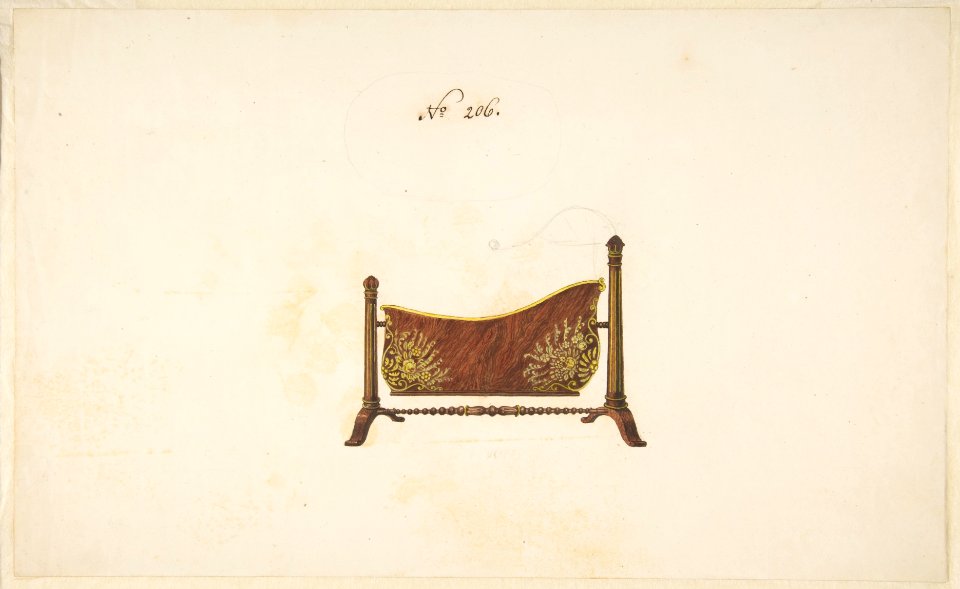 Design for a Firescreen (?) MET DP812709