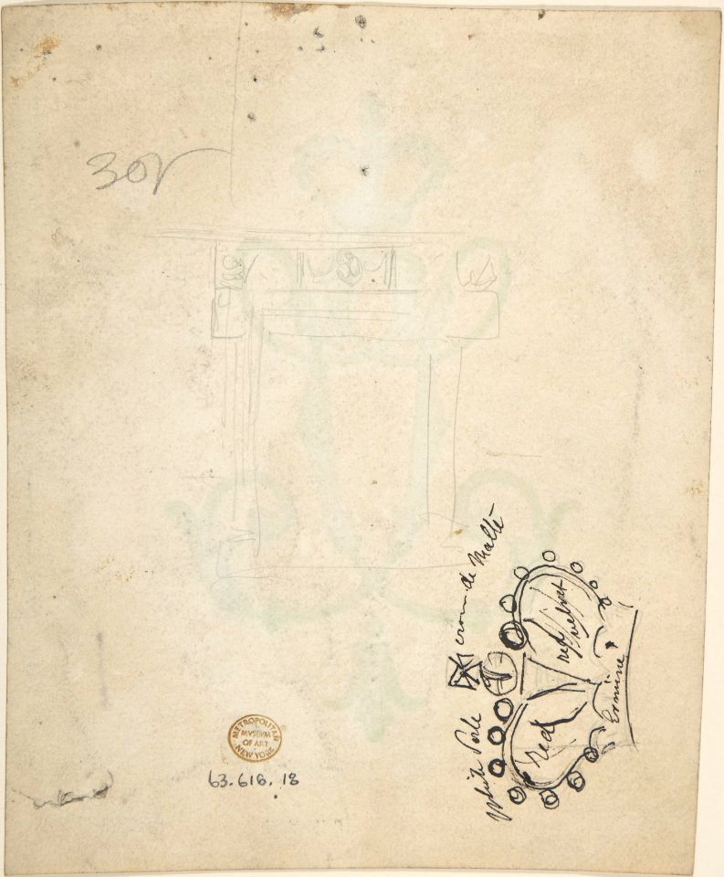 Design for a Monogram Surmounted by a Crown MET DP807740