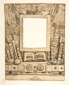 Design for a frame for the portrait of Armand Guéraud MET DP813243