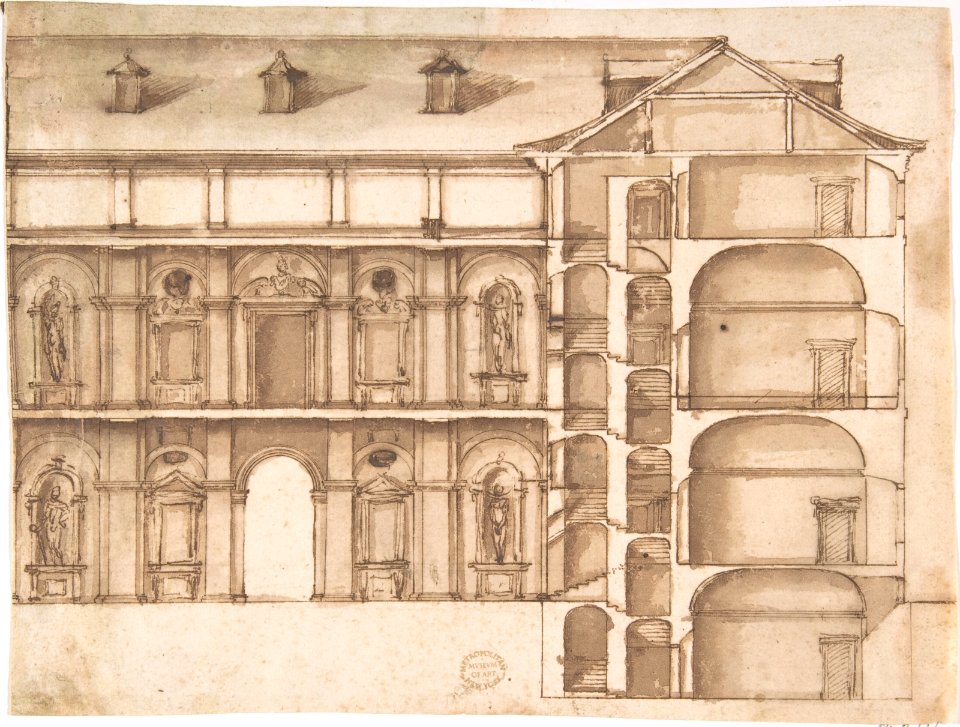 Elevation and Section MET DP801922