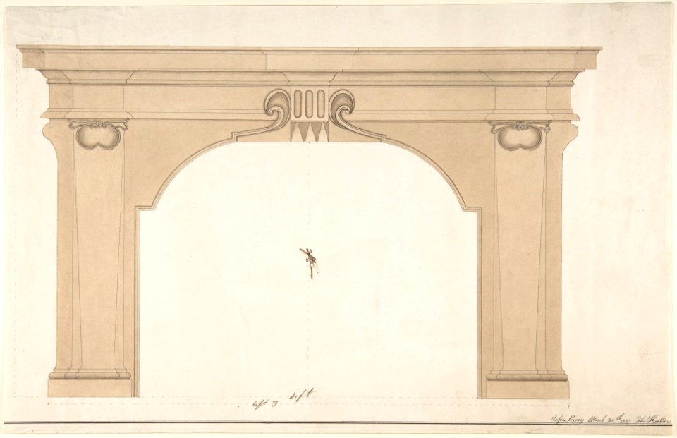 Design for a fireplace MET DP804391