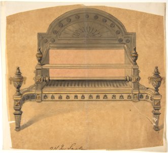 Design for a Fireplace Grate MET DP806969