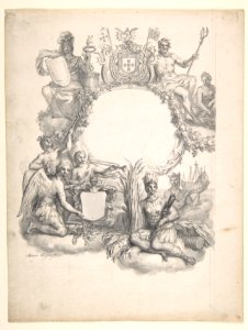 Design for a Frontispiece with an Allegory of Brazil MET DP802910