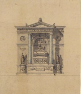 Elevation for a Wall Tomb MET 1970.736.43