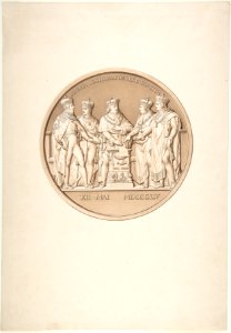 Design for a Medal Commemorating the Treaty of Paris, 1814 MET DP806410