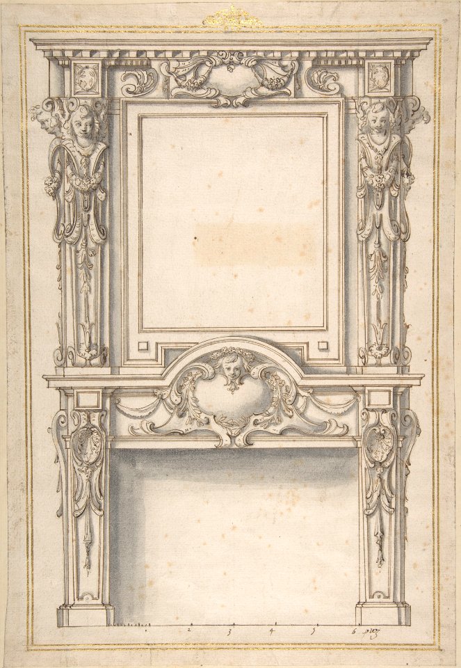 Design for a Fireplace MET DP808603
