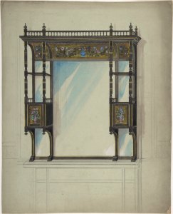 Design for a Mirror over a Mantel MET DP806642