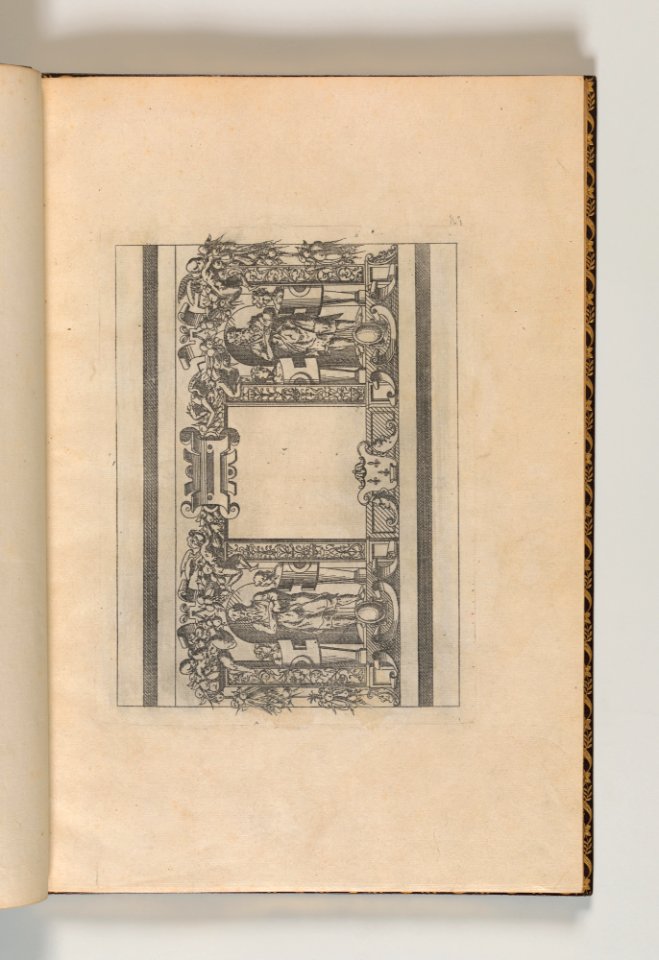 Design for a frame after the Galerie de François 1er at Fontainebleau MET DP-1060-004