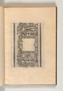 Design for a frame after the Galerie de François 1er at Fontainebleau MET DP-1060-004