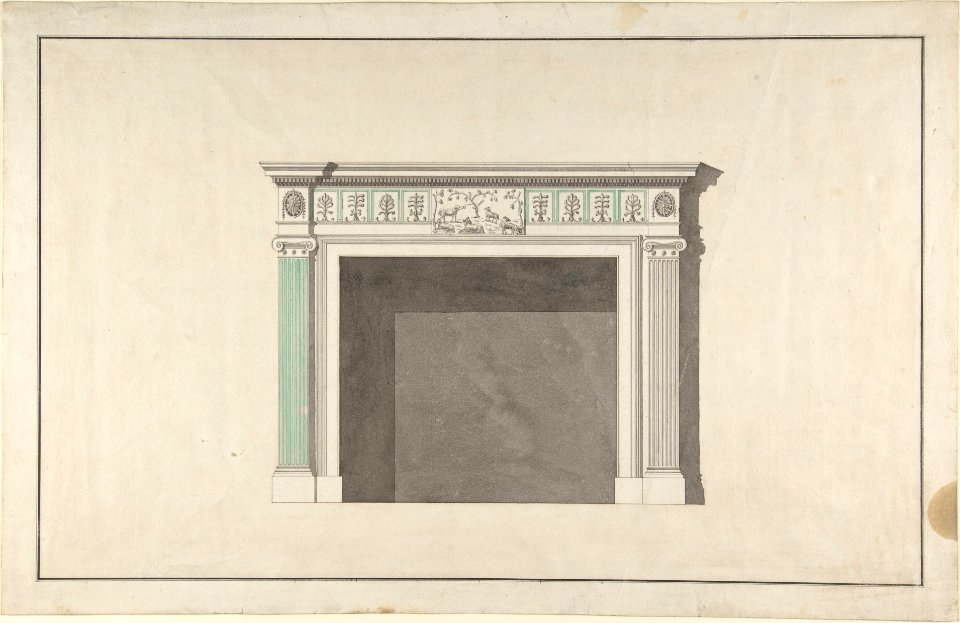Design for a fireplace MET DP805323