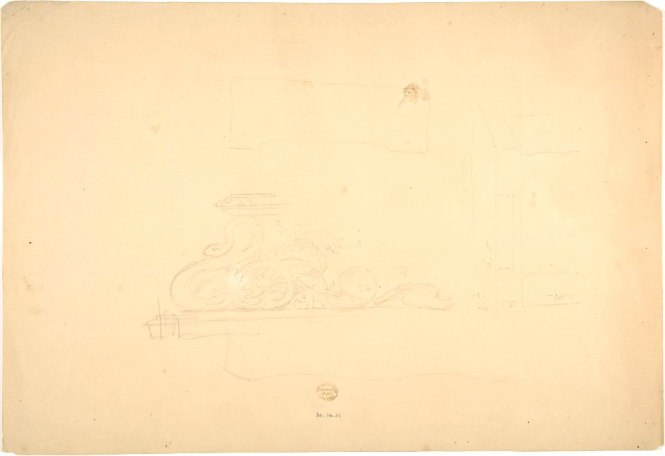 Design for a Fancy Table, Louis Quatorze Style MET DP805770