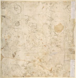 Design for a Grotesque Wall Decoration MET DP811056