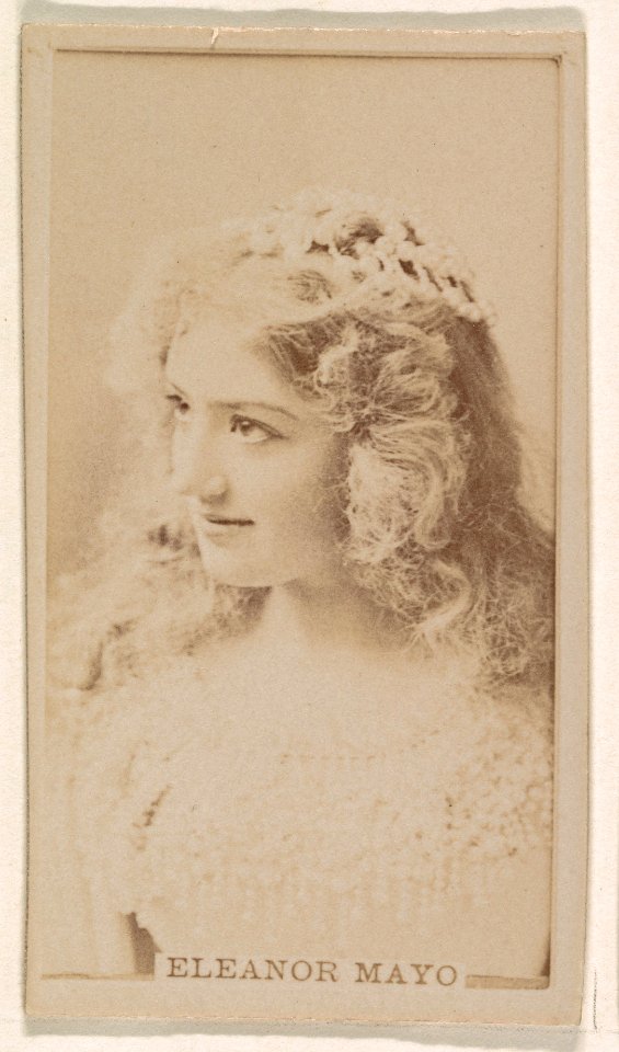 Eleanor Mayo, from the Actresses series (N245) issued by Kinney Brothers to promote Sweet Caporal Cigarettes MET DP859092