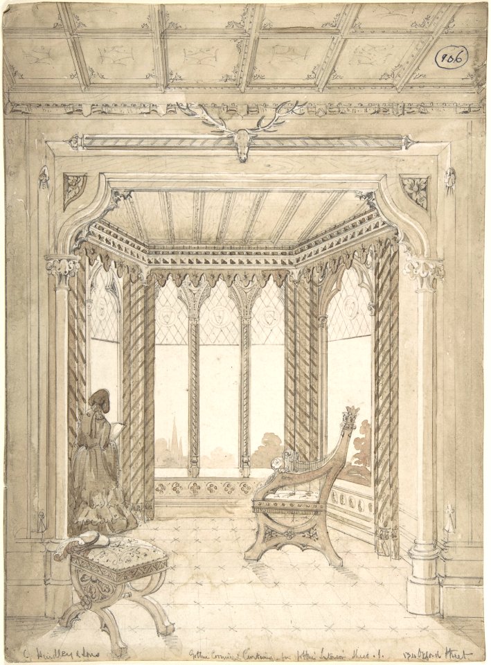 Design for a Gothic Interior MET DP804568