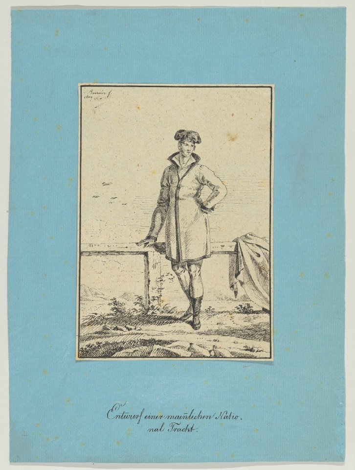 Design for a Male National Costume MET DP838155