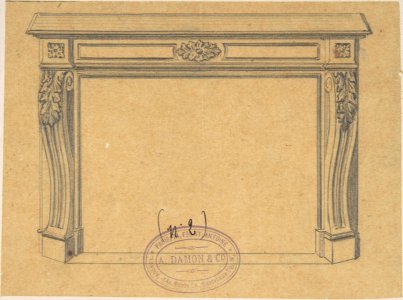Design for a Mantelpiece MET DP805787