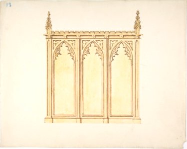 Design for a Gothic Paneling MET DP807324