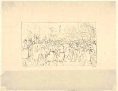 Election in Baltimore, November, 1862 (from Confederate War Etchings) MET DP831334
