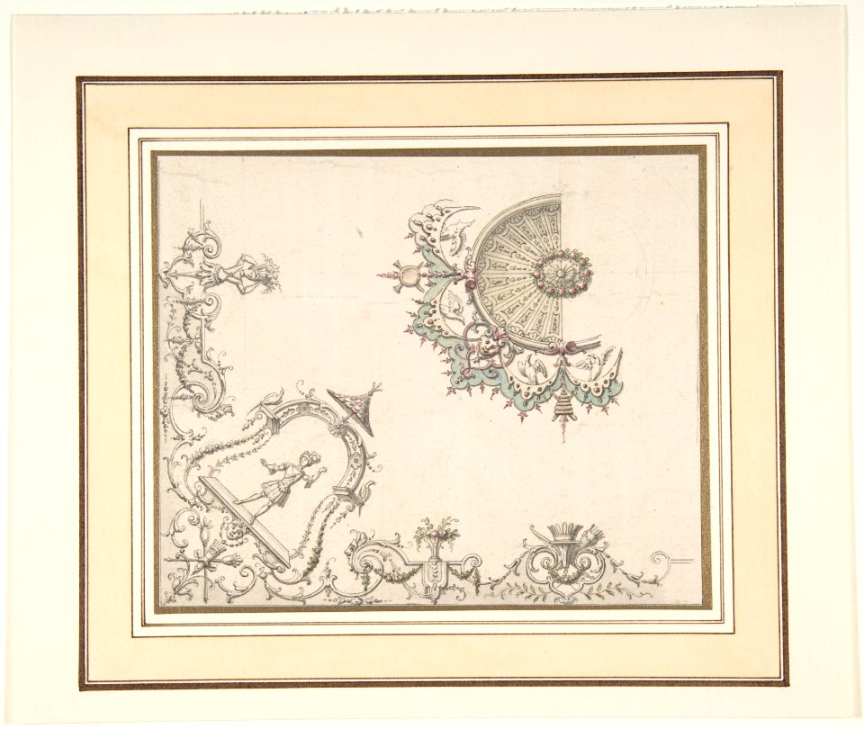 Design for a Painted Ceiling MET DP805021