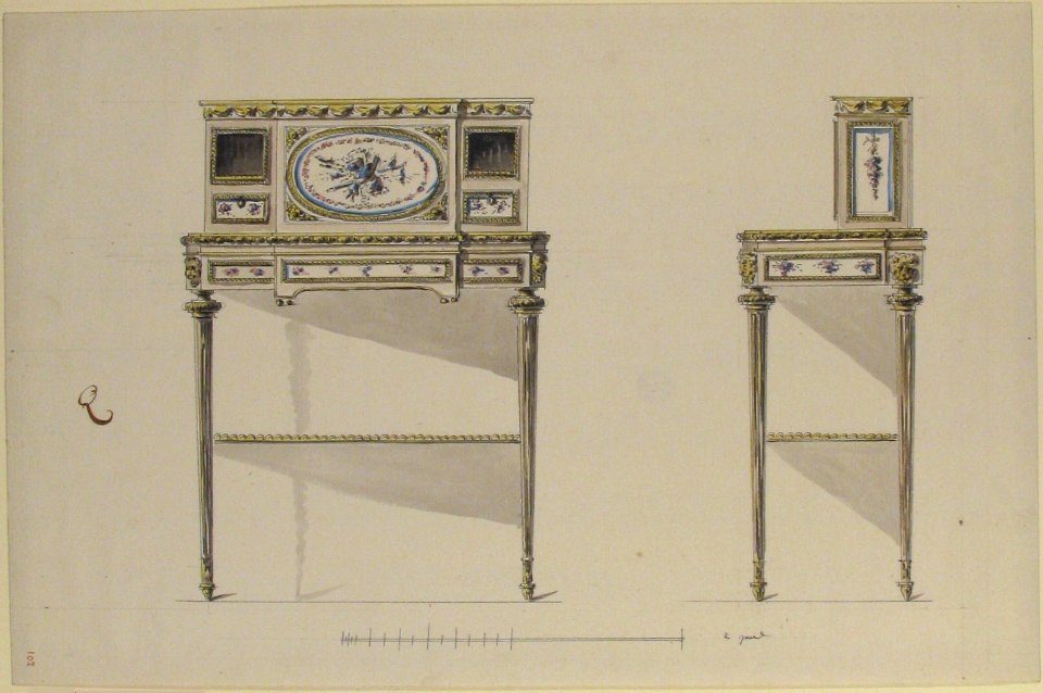 Design for a Lady's Writing Desk MET 59.611.6