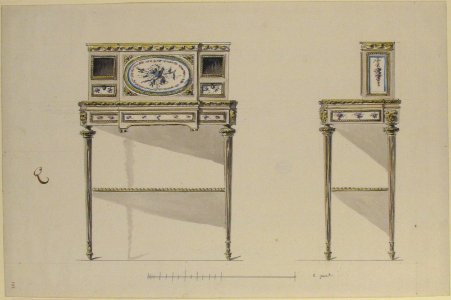 Design for a Lady's Writing Desk MET 59.611.6