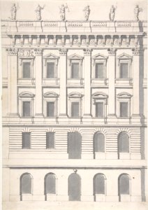 Design for a Palace Facade MET DP810466