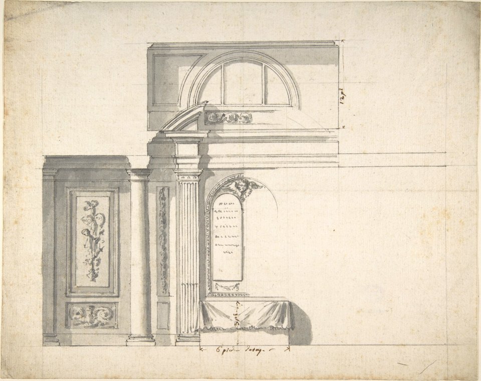 Design for a monument MET DP808593