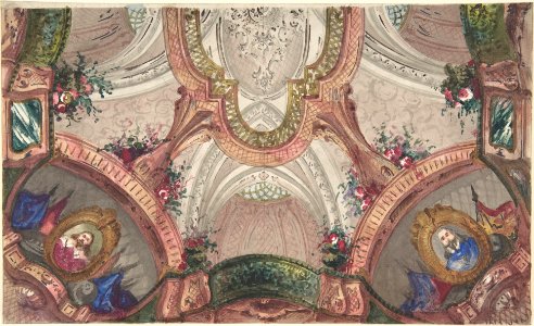 Design for a Painted Ceiling MET DP803929