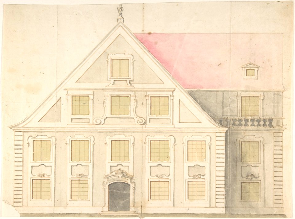 Design for a House Façade MET DP804514