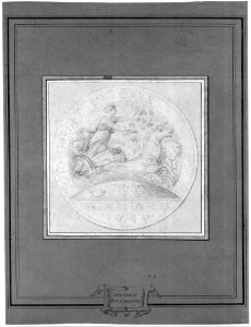 Design for a jeton or a token- Maison de la Reine 1740 MET 236630