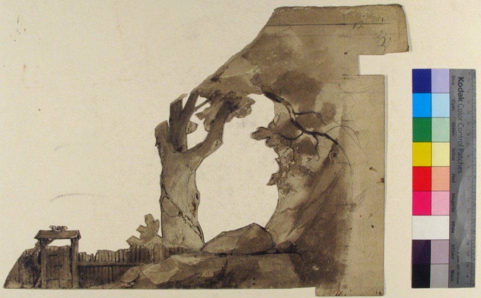 Design for a Stage Set at the Opéra, Paris MET 53.668.26