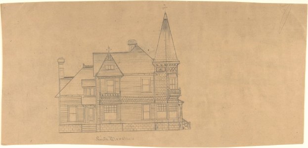 Design for a House, South Elevation MET DP805090