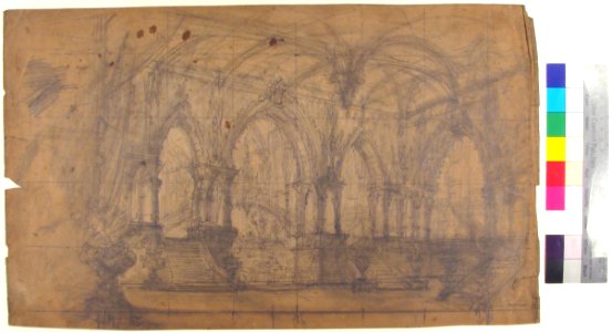 Design for a Stage Set at the Opéra, Paris MET 53.668.247